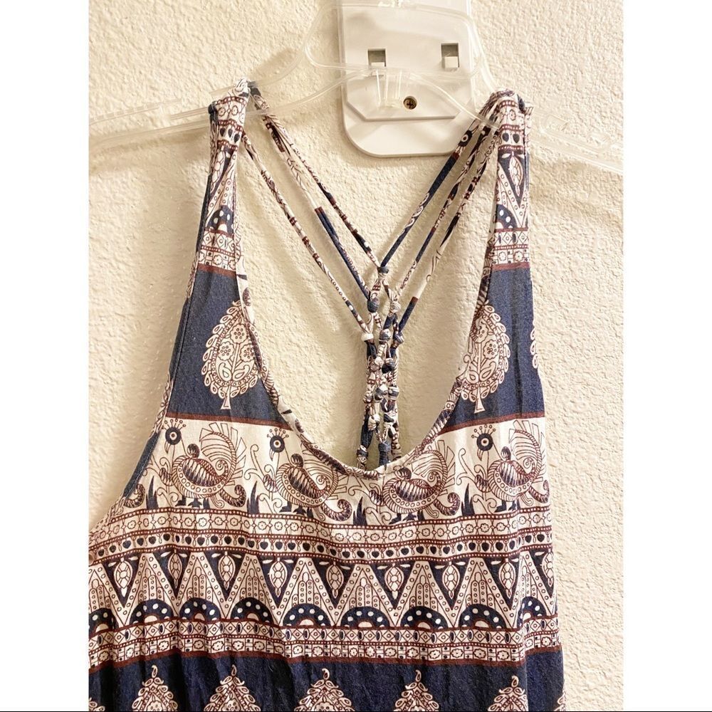 ✨F21 Mixed Pattern Maxi Strap Dress✨ - Picture 3 of 6